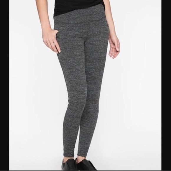 Athleta Metro High-Rise Herringbone Leggings Activewear Travel Athleisure Work-S - Picture 1 of 14